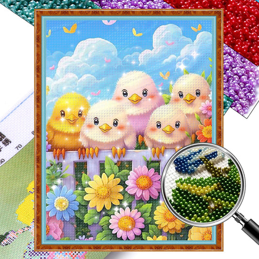 Warm Glow - Full 11CT Stamped Cross Stitch - Bead Embroidery 50x65CM/19.69x25.59in