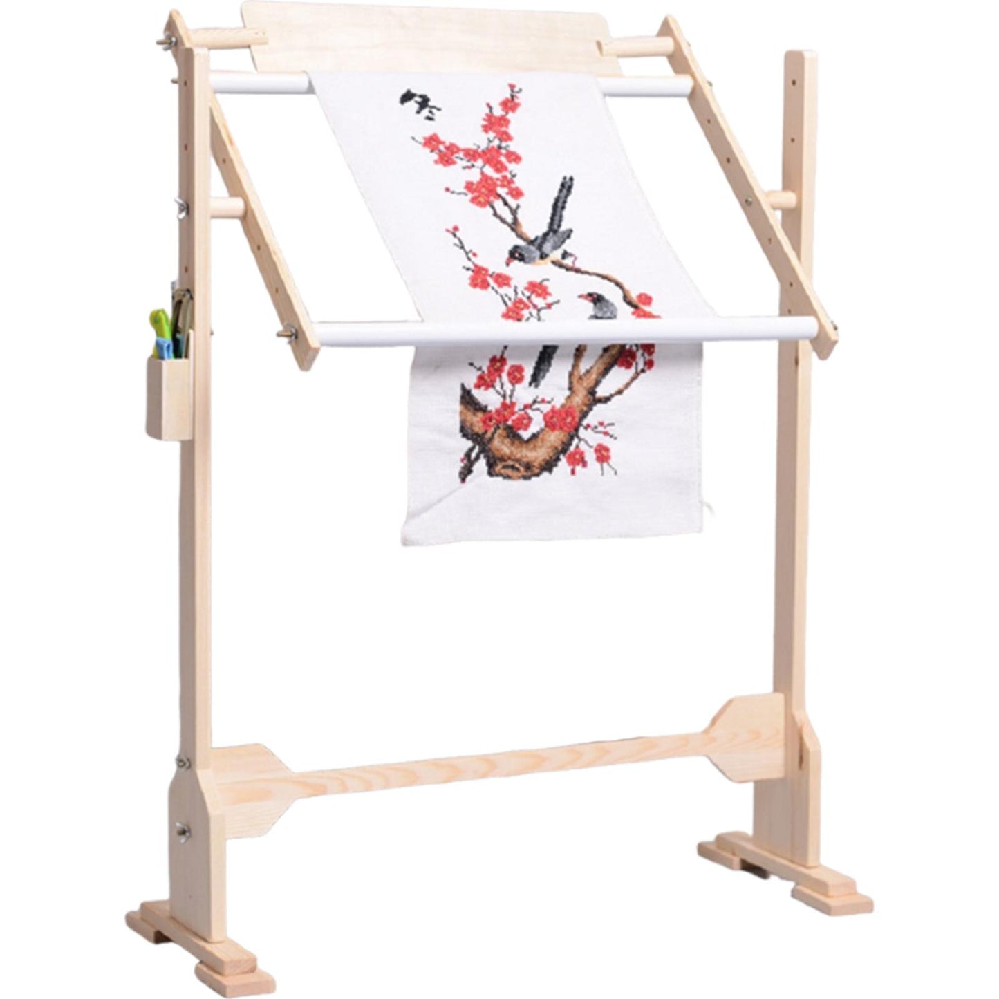 Adjustable Height Wooden Embroidery Stand Cross Stitch Embroidery Frame