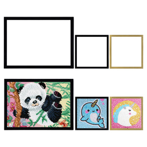3pcs Magnetic Diamond Painting Frames for 30x30cm/30x40cm Diamond Art Canvas