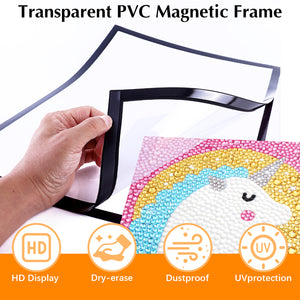 3pcs Magnetic Diamond Painting Frames for 30x30cm/30x40cm Diamond Art Canvas