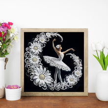 Load image into Gallery viewer, Dancing Girl In A Beautiful Skirt 30*30CM(Canvas) Partial Special Shaped Drill Diamond Painting
