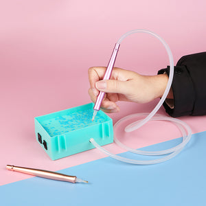 Electric Diamond Painting Pen Vacuum Suction Pen for Diamond Art (Green B)