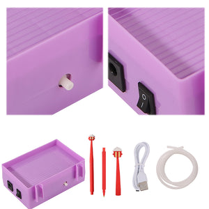 Electric Diamond Painting Pen Vacuum Suction Pen for Diamond Art (Purple A)