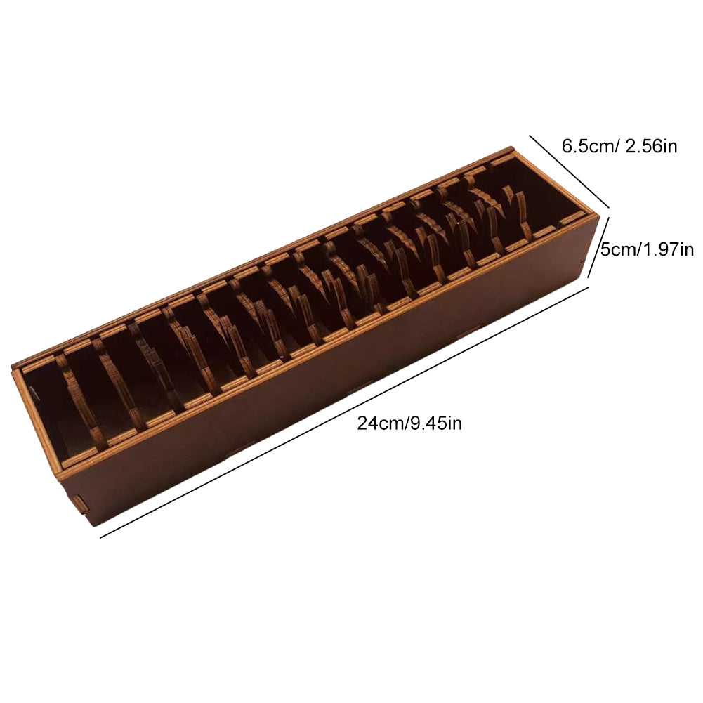 Wooden Bobbin Set with Animal Shapes for DIY Sewing Storage Tool (Rabbit)