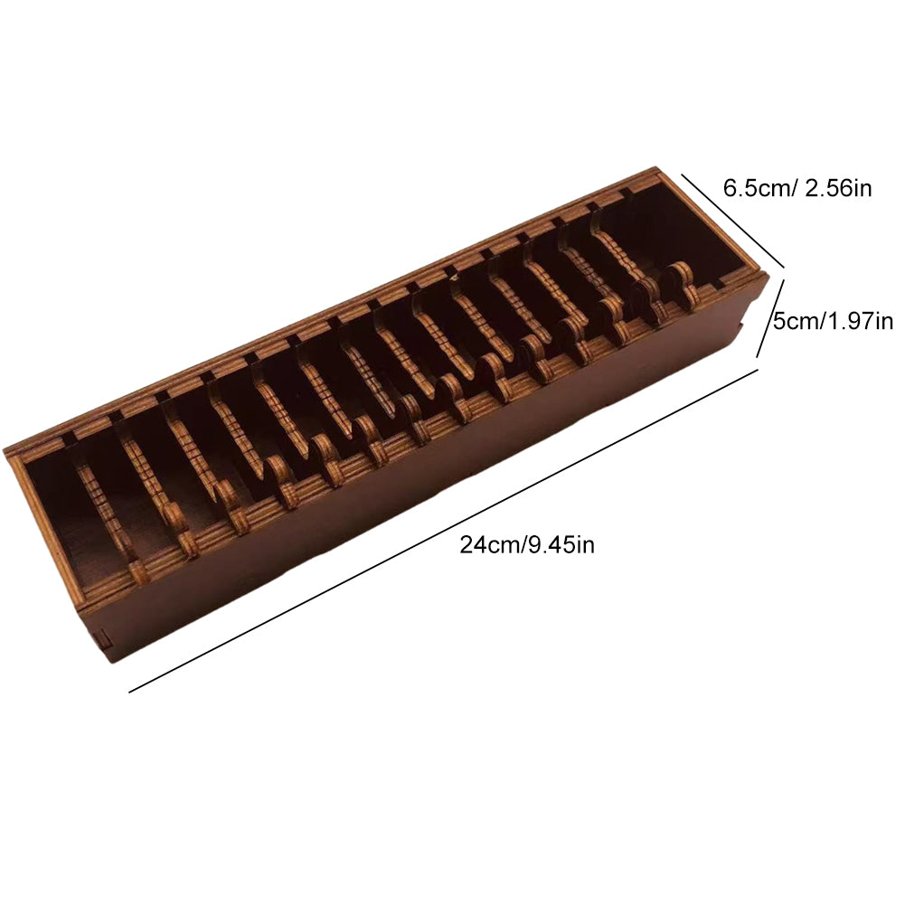 Wooden Bobbin Set with Animal Shapes for DIY Sewing Storage Tool (Dog)