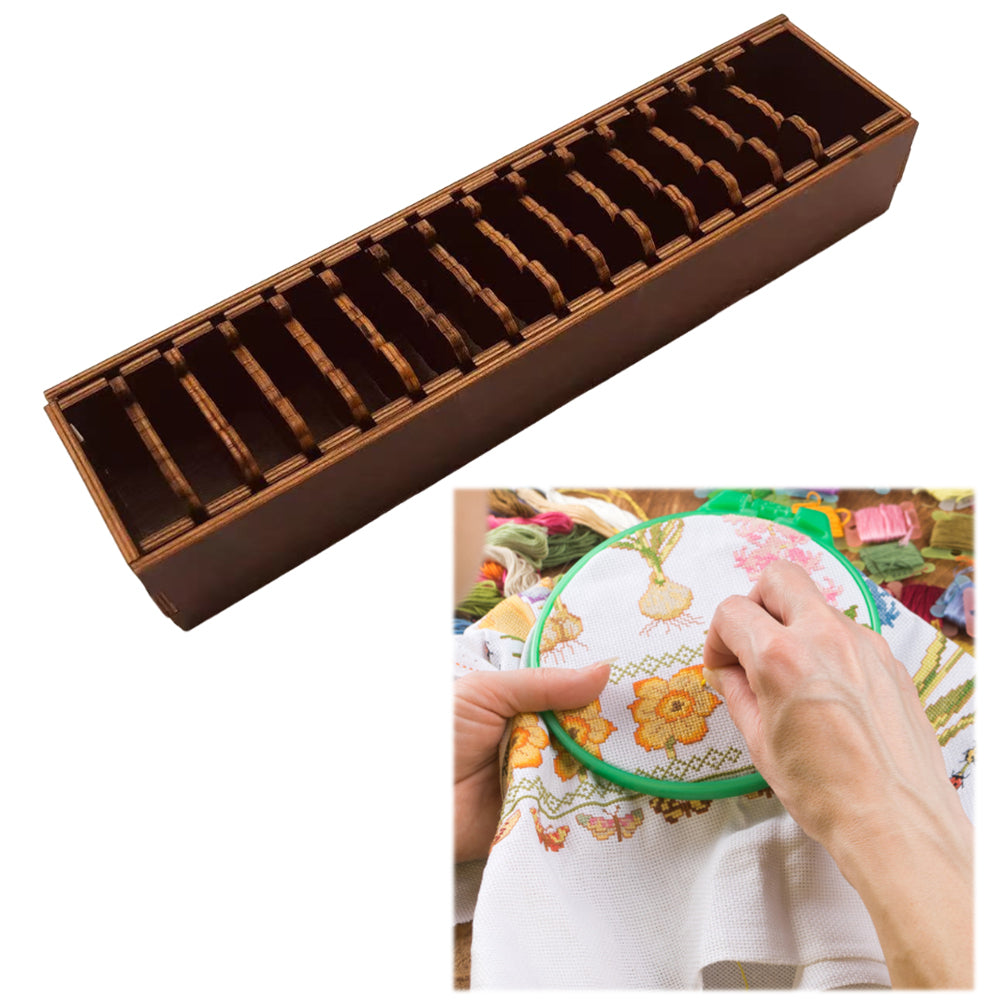Wooden Bobbin Set with Animal Shapes for DIY Sewing Storage Tool (Sheep)