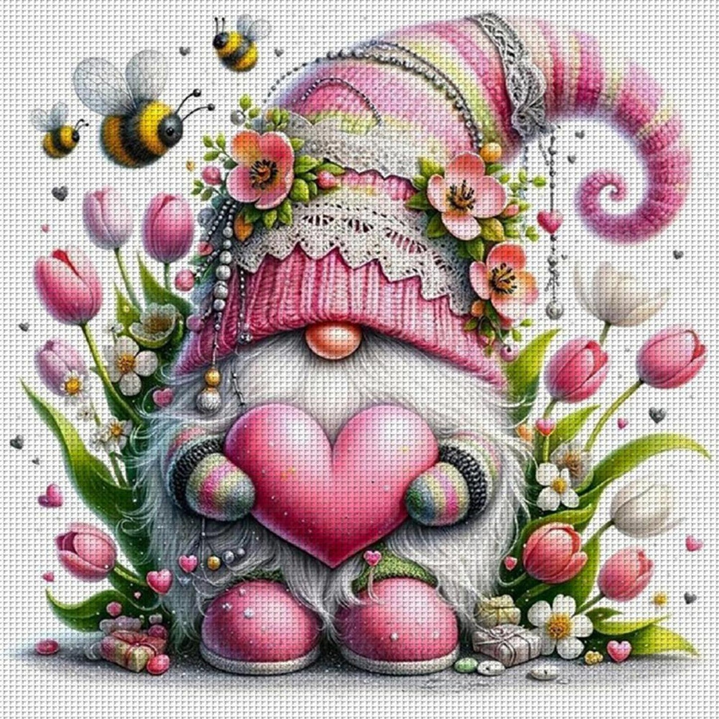Goblin - Full 11CT Stamped Cross Stitch 40x40CM - Yishu