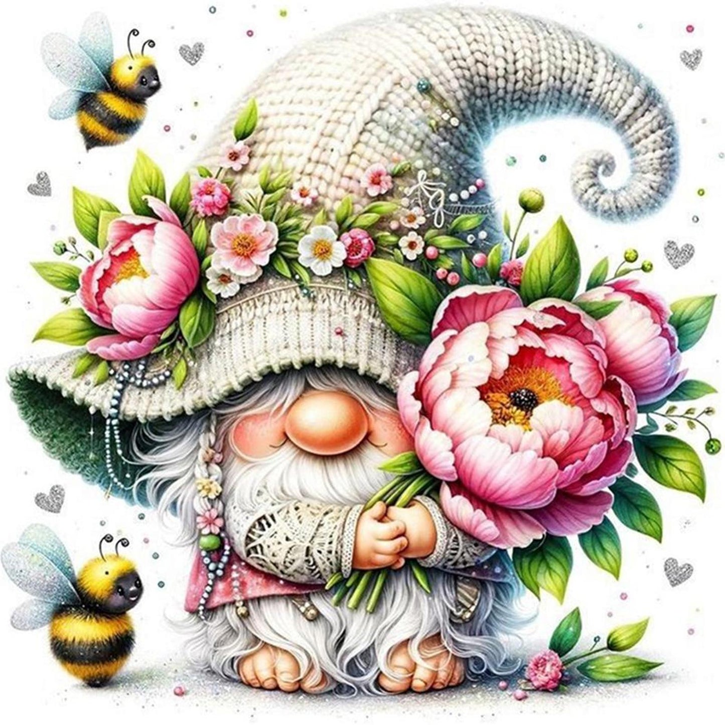 Goblin - Full 11CT Stamped Cross Stitch 40x40CM - Yishu