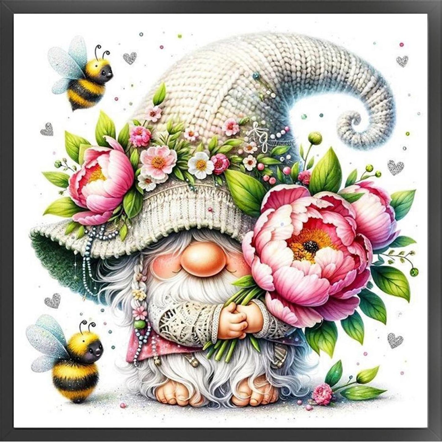 Goblin - Full 11CT Stamped Cross Stitch 40x40CM - Yishu