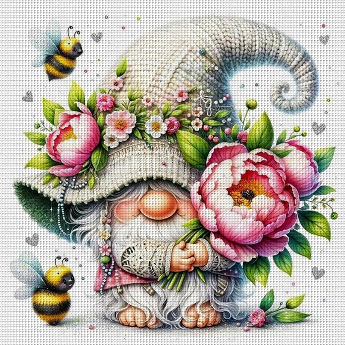 Goblin - Full 11CT Stamped Cross Stitch 40x40CM - Yishu