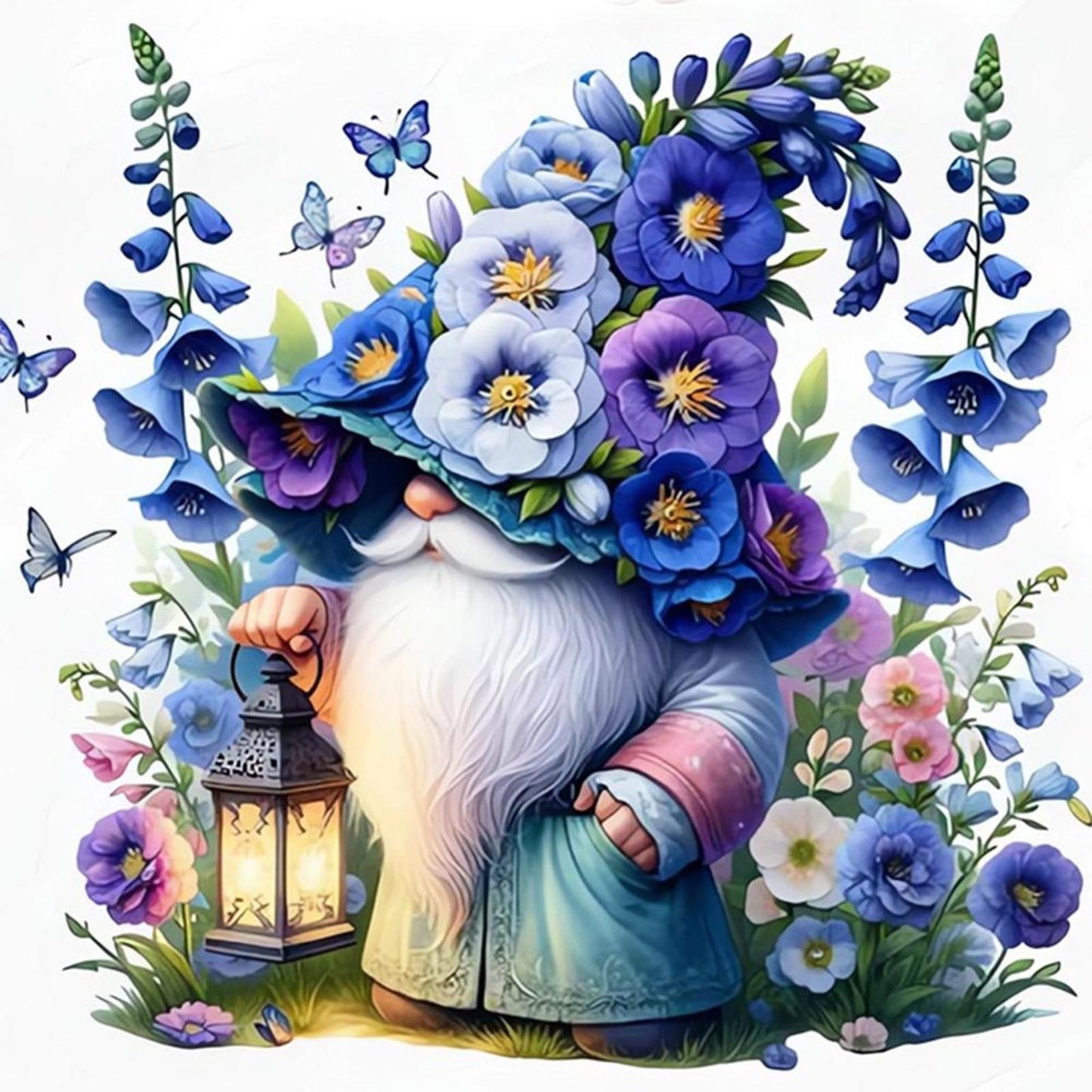 Goblin - Full 11CT Stamped Cross Stitch 40x40CM - Yishu