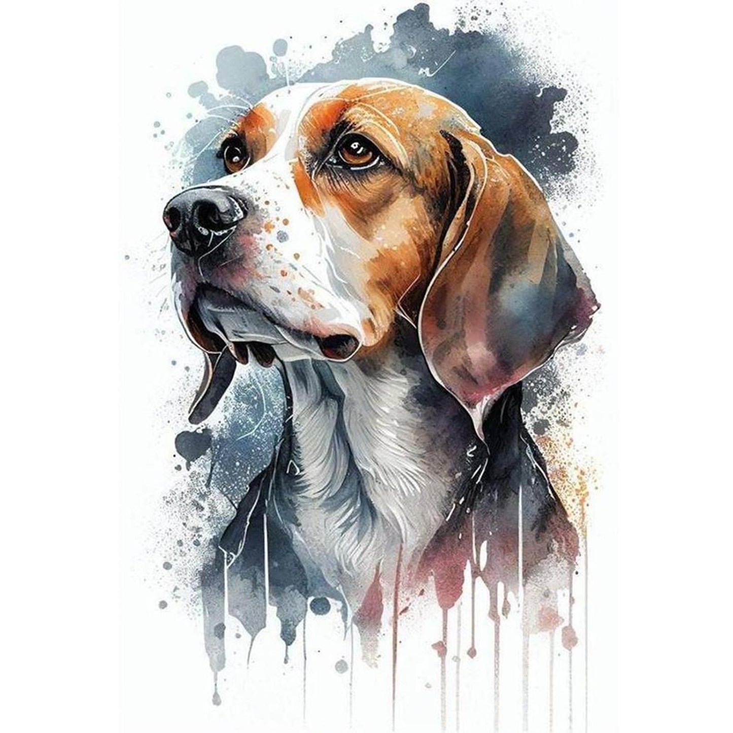 Dog - Full 11CT Stamped Cross Stitch 40x60CM - Huacan