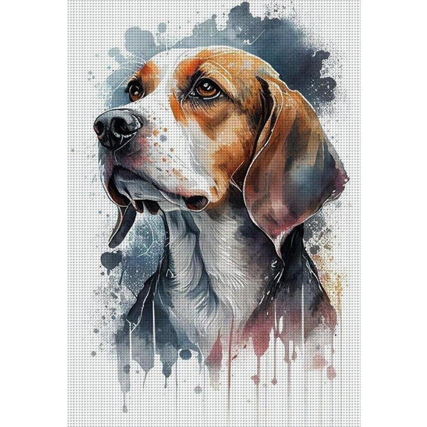 Dog - Full 11CT Stamped Cross Stitch 40x60CM - Huacan