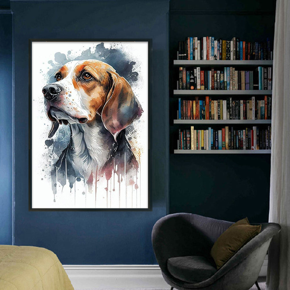 Dog - Full 11CT Stamped Cross Stitch 40x60CM - Huacan