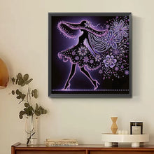 Load image into Gallery viewer, Elegant Lady-Woman 30*30CM(Canvas) Partial Special Shaped Drill Diamond Painting
