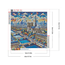 Load image into Gallery viewer, Eiffel Tower During The Day 40*40CM(Canvas) Full Round Drill Diamond Painting
