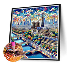 Load image into Gallery viewer, Eiffel Tower During The Day 40*40CM(Canvas) Full Round Drill Diamond Painting
