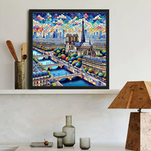 Load image into Gallery viewer, Eiffel Tower During The Day 40*40CM(Canvas) Full Round Drill Diamond Painting
