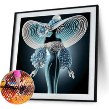 Load image into Gallery viewer, Elegant Lady-Woman 30*30CM(Canvas) Partial Special Shaped Drill Diamond Painting
