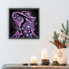 Load image into Gallery viewer, Elegant Lady-Woman 30*30CM(Canvas) Partial Special Shaped Drill Diamond Painting

