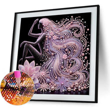 Load image into Gallery viewer, Elegant Lady-Woman 30*30CM(Canvas) Partial Special Shaped Drill Diamond Painting
