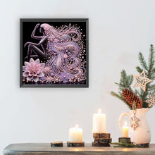 Load image into Gallery viewer, Elegant Lady-Woman 30*30CM(Canvas) Partial Special Shaped Drill Diamond Painting
