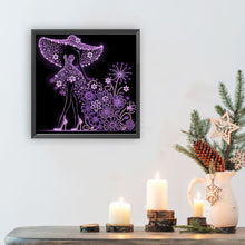 Load image into Gallery viewer, Elegant Lady-Woman 30*30CM(Canvas) Partial Special Shaped Drill Diamond Painting
