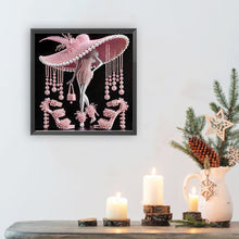 Load image into Gallery viewer, Elegant Lady-Woman 30*30CM(Canvas) Partial Special Shaped Drill Diamond Painting
