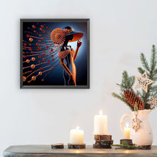 Load image into Gallery viewer, Elegant Lady-Woman 30*30CM(Canvas) Partial Special Shaped Drill Diamond Painting
