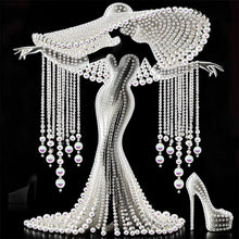 Load image into Gallery viewer, Elegant Lady-Woman 30*30CM(Canvas) Partial Special Shaped Drill Diamond Painting

