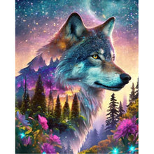 Load image into Gallery viewer, Wolf 40*50CM(Canvas) Full Round Drill Diamond Painting
