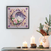 Load image into Gallery viewer, Framed Crescent Moon 30*30CM(Canvas) Partial Special Shaped Drill Diamond Painting
