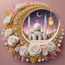 Load image into Gallery viewer, Star Crescent Moon 30*30CM(Canvas) Partial Special Shaped Drill Diamond Painting
