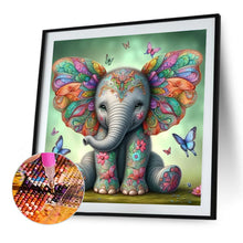 Load image into Gallery viewer, Butterfly Elephant 30*30CM(Canvas) Full Round Drill Diamond Painting
