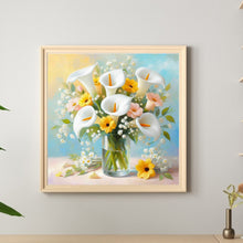 Load image into Gallery viewer, Cala Lily 30*30CM(Canvas) Full Round Drill Diamond Painting
