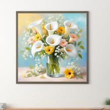 Load image into Gallery viewer, Cala Lily 30*30CM(Canvas) Full Round Drill Diamond Painting
