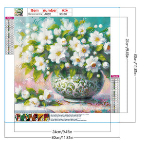 Gardenia 30*30CM(Canvas) Full Round Drill Diamond Painting