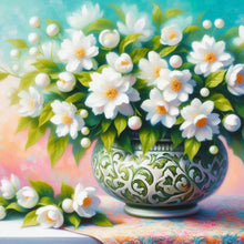 Load image into Gallery viewer, Gardenia 30*30CM(Canvas) Full Round Drill Diamond Painting

