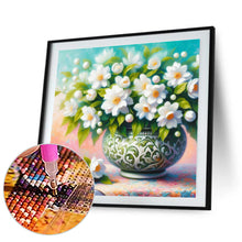 Load image into Gallery viewer, Gardenia 30*30CM(Canvas) Full Round Drill Diamond Painting
