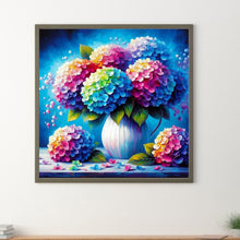 Load image into Gallery viewer, Hydrangea 30*30CM(Canvas) Full Round Drill Diamond Painting
