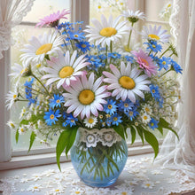 Load image into Gallery viewer, Daisy 30*30CM(Canvas) Full Round Drill Diamond Painting
