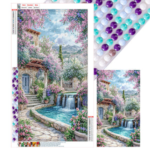 House Scenery 40*70CM(Canvas) Full Round Drill Diamond Painting