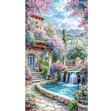 Load image into Gallery viewer, House Scenery 40*70CM(Canvas) Full Round Drill Diamond Painting
