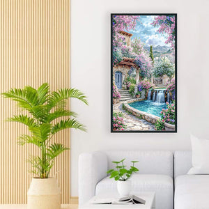 House Scenery 40*70CM(Canvas) Full Round Drill Diamond Painting