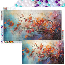 Load image into Gallery viewer, Leaves 70*40CM(Canvas) Full Round Drill Diamond Painting
