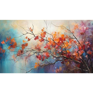 Leaves 70*40CM(Canvas) Full Round Drill Diamond Painting