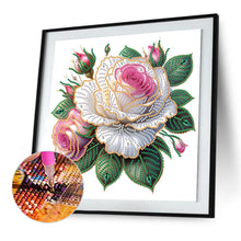 Load image into Gallery viewer, Flowers 30*30CM(Canvas) Partial Special Shaped Drill Diamond Painting
