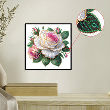 Load image into Gallery viewer, Flowers 30*30CM(Canvas) Partial Special Shaped Drill Diamond Painting

