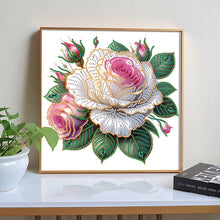 Load image into Gallery viewer, Flowers 30*30CM(Canvas) Partial Special Shaped Drill Diamond Painting
