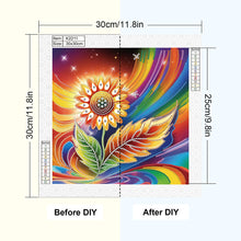 Load image into Gallery viewer, Flowers 30*30CM(Canvas) Partial Special Shaped Drill Diamond Painting
